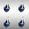 Service Caster 5 Inch 316SS Solid Polyurethane Swivel 12mm Threaded Stem Caster Set Brake SCC-SS316TS20S514-SPUS-TLB-M1215-4 - alternate 4
